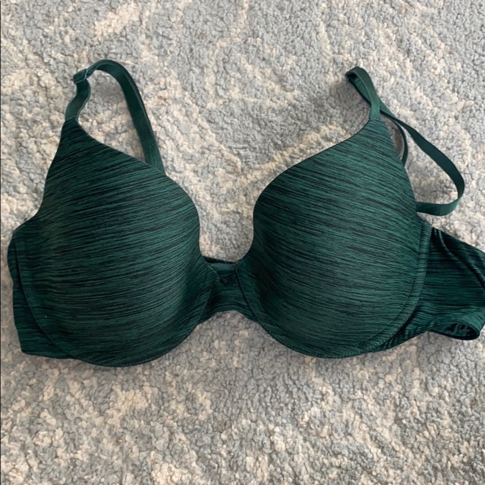 Victoria’s Secret uplift semi Demi 36c dark green